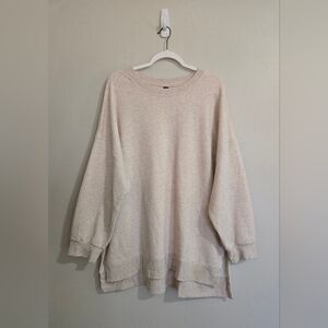 Old Navy Speckled Tunic Crewneck Sweatshirt